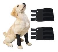 PYEUIFT Artrosis Perro Rodillera Protector Patas Codera Ortesis Lesiones Ligamentos Para Perros, Talla L 17X22Cm