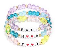 PYEUIFT Pack de 3 Pulseras K-Pop - Inspiradas en Demon Hunters, pulseras amistad para niñas & fans, accesorios cosplay, regalos y fiestas para seguidores K-Pop
