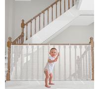 PYEUIFT Red de Seguridad Infantil, Red AnticaíDas, Red de ProteccióN para Escaleras, Red de Seguridad para Barandillas de Escalera de 2 Metros, Red para Balcones (2 * 0,79m, Blanca)
