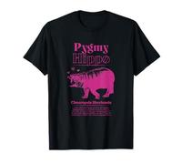 Pygmy Hippo Cute Encyclopedia Vintage Zoology Camiseta