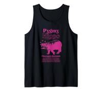 Pygmy Hippo Cute Encyclopedia Vintage Zoology Camiseta sin Mangas
