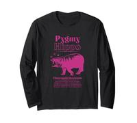 Pygmy Hippo Cute Encyclopedia Vintage Zoology Manga Larga