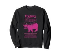 Pygmy Hippo Cute Encyclopedia Vintage Zoology Sudadera