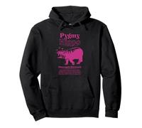 Pygmy Hippo Cute Encyclopedia Vintage Zoology Sudadera con Capucha