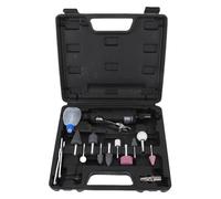 Pyhodi 16 Pcs Kit de Amoladora de Aire de Aire, Herramienta de Rotación Neumática de Rotaryes de Rectificadoras de Aire con Energía de Aire, 25000 Rpm de 90 Psi Presión de Trabajo 1/4