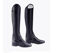 Pyhodi 2pcs Unisex Cuero Suave Niños Ecuestres Medio Capítulo para Montar a Caballo, Medio Capítulo Ecuestre para Niños Herramienta de Protección de Piernas de Microfibra para Montar a (CL)