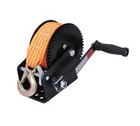 Pyhodi Cabrestante de Bote Manual de 1600 Libras, Cabello Manual con un Manual de Cable de 10 M 32 Pies, 2 Maneras de 2 Velocidades de Remolque de Remolque de Remolque Ajustable para