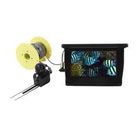Pyhodi Cámara de Búsqueda de Pescado de 5MP con 195 ° de Gran Angular, 4,3 Pulgadas IPS Screen Sunshade, Brillo de 2000cd para Pesca en Hielo, Pesca Submarina y Exploración Profunda de (15M)