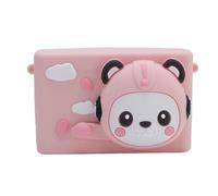 Pyhodi Cámara Digital HD 1080p HD Filtro de Calcomanía Selfie & Game Filter Compacta con Zoom, Luz de Relleno, Enfoque Automático y Más con Zoom Digital 8X, para Fotografía, Música y (Pink)