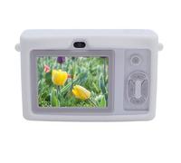 Pyhodi Cámara Digital HD 1080p HD Filtro de Calcomanía Selfie & Game Filter Compacta con Zoom, Luz de Relleno, Enfoque Automático y Más con Zoom Digital 8X, para Fotografía, Música y (White)