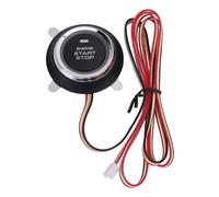 Pyhodi de Alarma Anti -Robo de Automóvil, Empuje de Alarma de Automóvil Inteligente para Iniciar el Kit Universal para Vehículos de de 12V con un Inicio Clave, Resistencia de