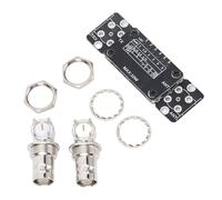 Pyhodi Kit de Medidor SWR PCB QRP, Pantalla de Alimentación SWR en Tiempo Real Multifuncional de 1-50MHz 10W con Almohadillas BNC Extraíbles para un Amplificador de Potencia de Radio