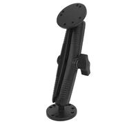 Pyhodi Montaje de Bola de 1 Pulgada de Aleación de Aluminio, Montaje del Buscador de Pescado con Placas Redondas del Agujero de Amperios, Soporte Electrónico de Brazo Medio Electrónica (17 cm)