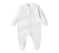 Pyjama bébé garçon naissance en velours doux, avec fermeture à pression frontale et mitaines intégrées, sans chaussettes pour un confort et une chaleur optimaux, idéal pour les nouveau-nés de 0 à 12