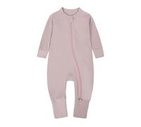 Pyjama intégral bébé avec manchons antigriffures, body à manches longues et fermeture éclair pour nourrissons filles et garçons, en coton doux respirant pour un sommeil sécurisé de 0 à 24 mois (3-6