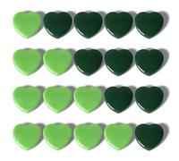 PYJLBX Imanes Nevera, 20 Piezas Imanes Potentes Corazón Verde Imanes Pizarra Magnetica, Iman Potente Pequeños Calendario Nevera Iman Magnets para Oficina, Escuela, Manualidades, Bricolaje, Pinboard
