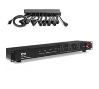 Pyle 19 Outlet 1U - Centro de Suministro de distribución de energía para Montaje en Rack (19")
