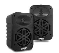 Pyle Altavoces, 500V, Interiores y Exteriores, A Prueba de Agua, 2 vias con bocina de 5.25”, Tweeter de ½, para el hogar, Barco, Zona Marina, Terraza, Patio o Piscina