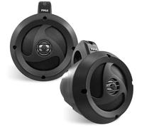 Pyle Altavoces Bluetooth todoterreno impermeables de 2 vías, 4 pulgadas, 900 W, sistema de altavoces de torre de wakeboard pasivo activo de grado marino con AUX, altavoz estéreo de rango completo para