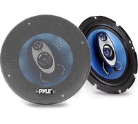 Pyle Altavoces de 17 cm, altavoz de coche de 6.5 pulgadas, sistema de altavoces de sonido de 3 vías de manejo de potencia de 180 W RMS/360 W con impedancia de 4 ohmios Pro de rango completo, altavoces