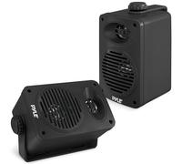 Pyle Altavoces, Dobles, 3.5”, 200V, Resistentes al Agua, Ideal para Uso en Patio, Piscina, Bote o en casa