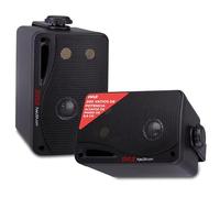 Pyle Altavoces, Inalambricos, Impermeables, Waterproof, Exteriores, Interiores, Par de 3.5”, 3 vias, Activo, Pasivo