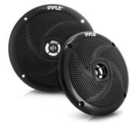 Pyle Altavoces Marinos de 6.5”, Estereo, Exterior, Resistentes al Agua e Intemperie, 240V, Un par