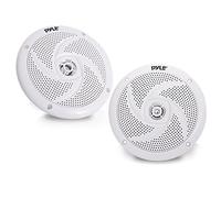 Pyle Altavoces Marinos de 6.5”, Estereo, Exterior, Resistentes al Agua e Intemperie, 240V, Un par