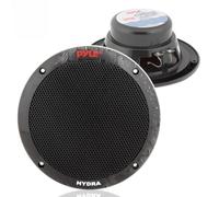 Pyle Altavoces Marinos Impermeables de 6.5 Pulgadas, Altavoces de Barco de 2 vías de 400 W, Audio Marino de Alta Potencia para Barcos, caravanas, Uso al Aire Libre, Cono de Polipropileno, Sonido
