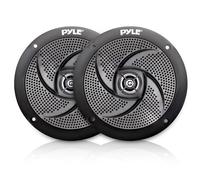 Pyle Altavoces Marinos Impermeables de bajo Perfil, 240 W, 6.5 Pulgadas, 2 vías, 1 par, Estilo Delgado, Impermeable y Resistente a la Intemperie, Sistema de Sonido estéreo de Audio para Exteriores,