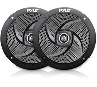Pyle Altavoces Marinos de 6.5”, Sonido Estereo, Exteriores, Resistentes al Agua y a la Intemperie, Potencia de 600V
