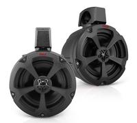 Pyle Altavoces Marinos Todoterreno Resistentes al Agua - Sistema de Altavoces compactos UTV PowerSport de 1200 vatios, Salida compacta y de Alta Potencia