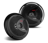Pyle Altavoces para vehículos Marinos de 8 Pulgadas, Sistema de Altavoces Dobles de 180 W y 4 ohmios Impermeables para automóvil, Cono de Polipropileno con Borde de Goma, imán de 20 onzas, Bobina de