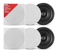 Pyle Altavoces, Pared, Techo, 2 vias, Estereo, 8”, 40Hz-20kHz, 250V