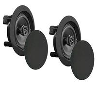 Pyle Altavoces de Montaje en Techo o Pared - Pareja de Altavoces Midbass-Woofer de 5,25” 2 Vías con Tweeter de Polímero de 1'', Diseño Empotrado, Rango de Frecuencia de 80Hz - 20kHz