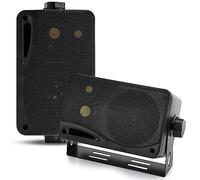 Pyle altavoces, Pyramid, 3 vias, 200V, Interior, Exterior, Mini box de 3.5”, Montables en pared, Techo, Woofer de 3.25”, Tweeter de 1”, Para entretenimiento, Cine en casa