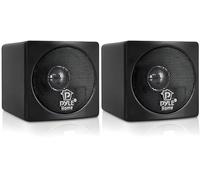 Pyle Altavoces satelite, Mini Cube, Estanteria, Pequeños, Pasivos, Estereo, Cine en casa