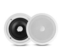 Pyle Altavoces Techo, Empotrables, 8”, Tweeter de cupula de Titanio direccionable de 1”, Frecuencia de 55Hz a 22kHz, Pico de 300V, Facil instalacion