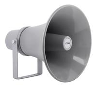 Pyle Altavoz de bocina PA, 25cms, Compacto, para Interiores y Exteriores, Impedancia de 8 ohmios, Potencia de 20V, Montaje para Sistema de Audio 70V