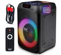 Pyle Altavoz de Fiesta Bluetooth, Sistema True Wireless Stereo, Grande, Portatil