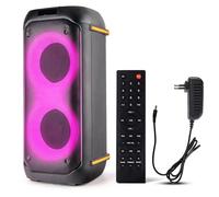 Pyle Altavoz Grande, Bluetooth, Portátil, Sistema True Wireless Stereo, con Bolsa de Transporte y tripode