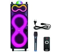 Pyle Altavoz Grande, Bluetooth, Portátil, Sistema True Wireless Stereo, Pantalla LED