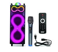 Pyle Altavoz Grande, Bluetooth, Portátil, Sistema True Wireless Stereo, Pantalla LED