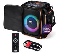 Pyle Altavoz Grande, Bluetooth, Sistema True Wireless Stereo, con Bolsa de Transporte
