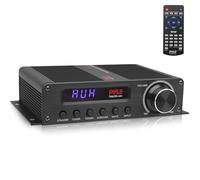 Pyle Amplificador de Audio, para el hogar, 100W, Bluetooth, Inalambrico, Receptor Estereo de Potencia de Cine en casa de 5.1 Canales, Sonido Envolvente con HDMI, AUX, FM, Entrada de Altavoz subwoofer