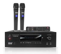 Pyle Amplificador de Sonido, 1000W, Bluetooth, Inalambrico, Sistema Receptor de Karaoke y Cine, para el hogar, Microfono inalambrico, 5.2 Canales, MP3/USB/HDMI/AM/FM Radio