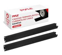 Pyle canaleta Suelo Doble, Cubierta de Cable, 80”, Protector, De Alta Resistencia, Pack de Dos