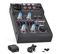 Pyle Channel Professional Mezclador de audio compacto 5 canales Estándar negro