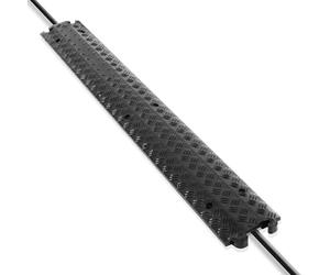 Pyle Cubre Cables Suelo, Pasacable, Canaleta, Interiores, Exteriores, Soporte de 5kgs, Proteccion del Piso del riel del Cable, Ocultador