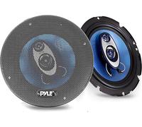Pyle juego de altavoces coche, 17 cm, Auto, 180W RMS/360W, 4 Ohm de impedancia, 2 cm tweeter piezoeléctrico, 3 vías, triaxial, color azul